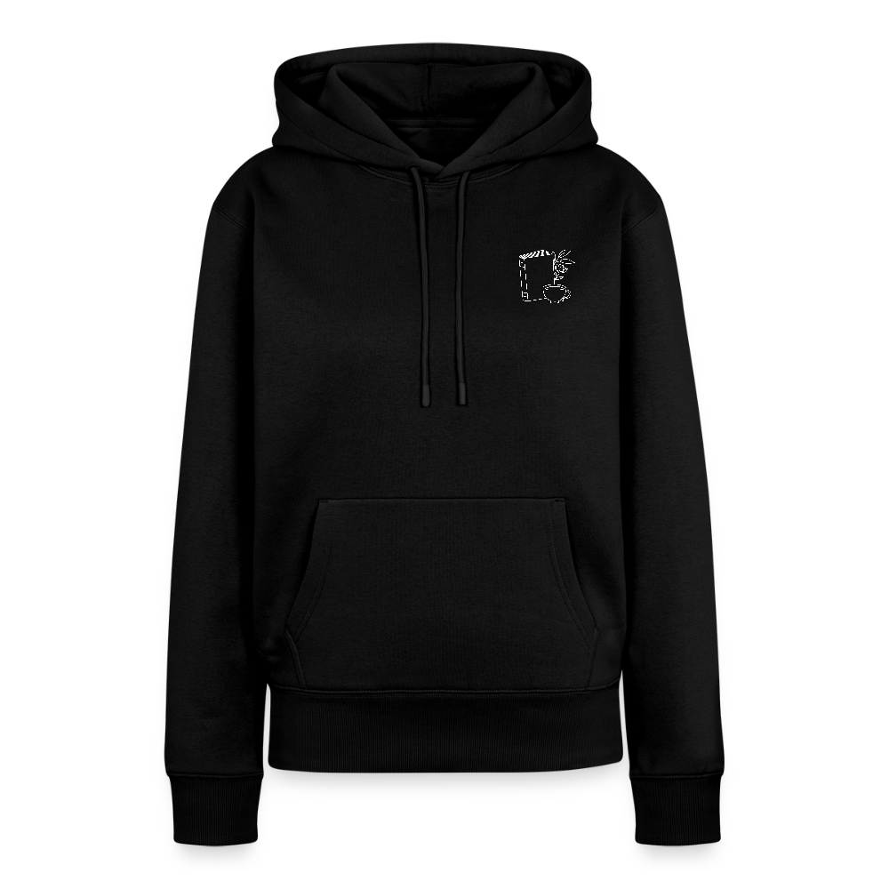 Frauen Premium Hoodie - Schwarz