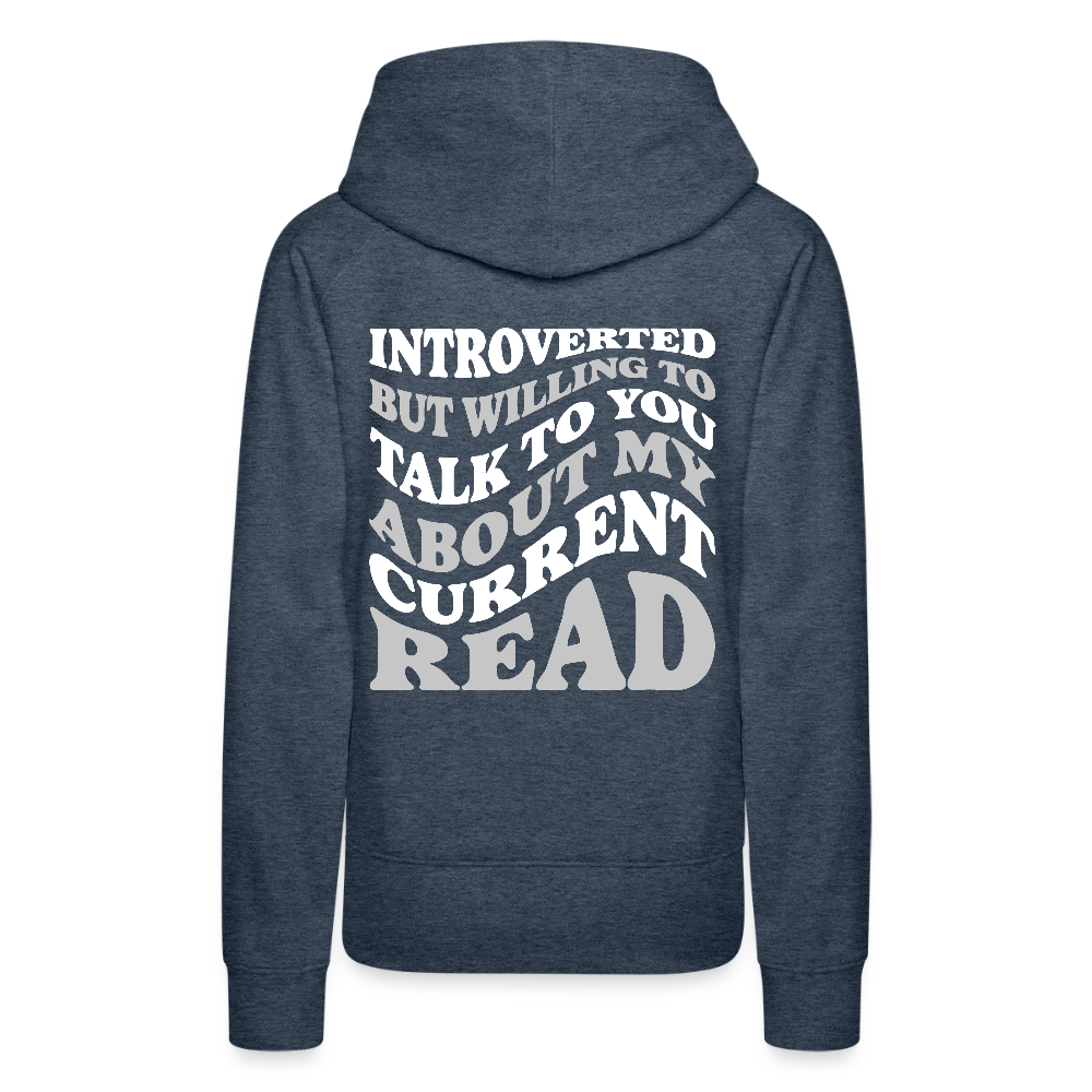 Frauen Premium Hoodie - Jeansblau