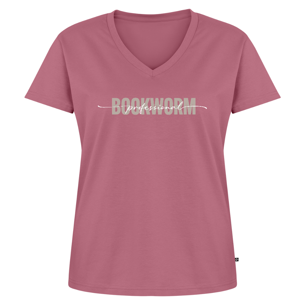 Frauen Bio-T-Shirt mit V-Ausschnitt von Stanley & Stella - Mauve