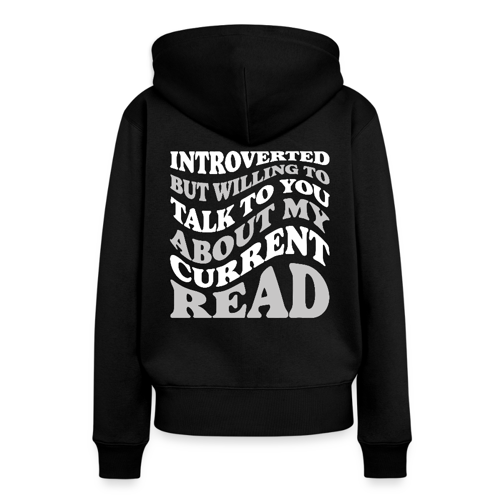 Frauen Premium Hoodie - Schwarz