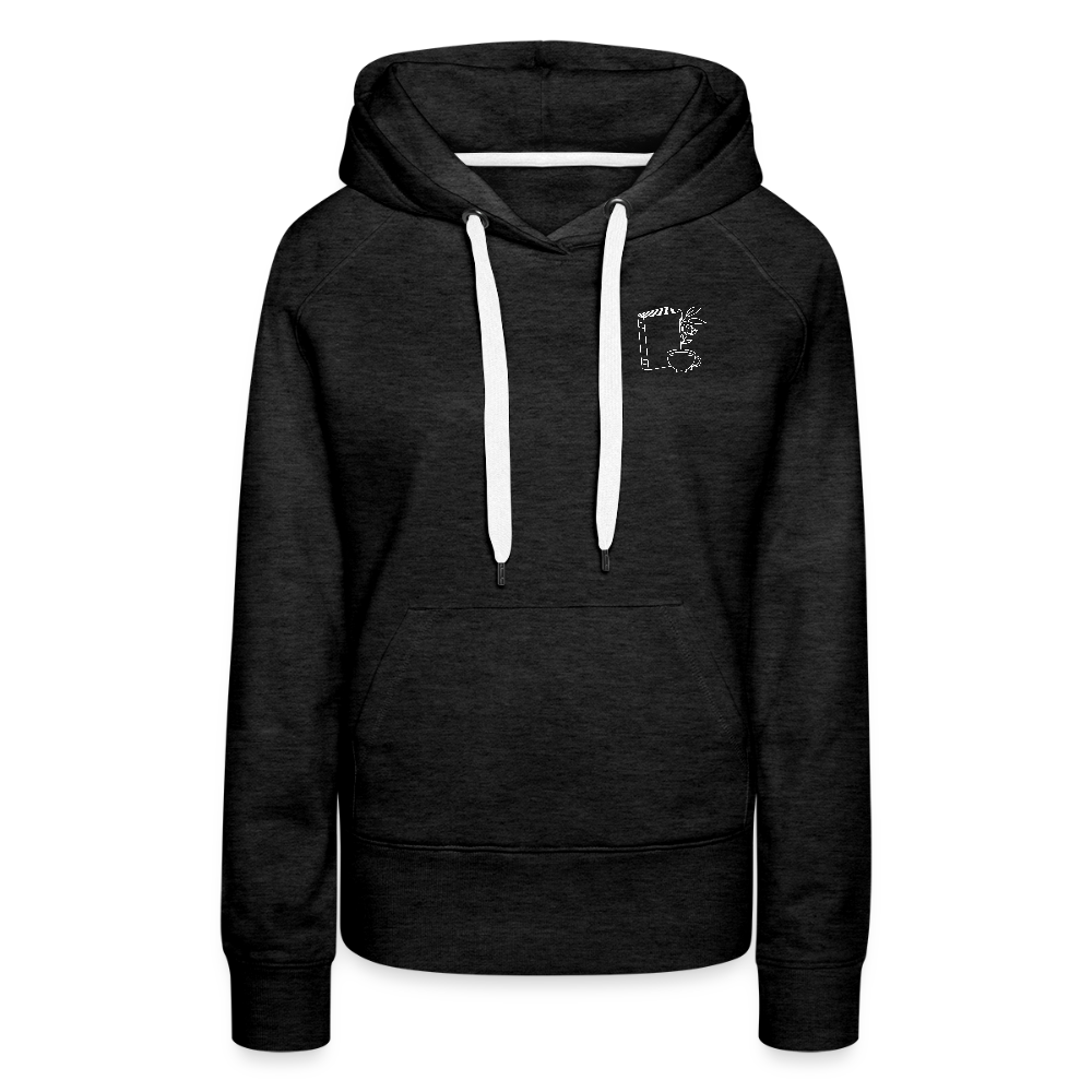 Frauen Premium Hoodie - Anthrazit