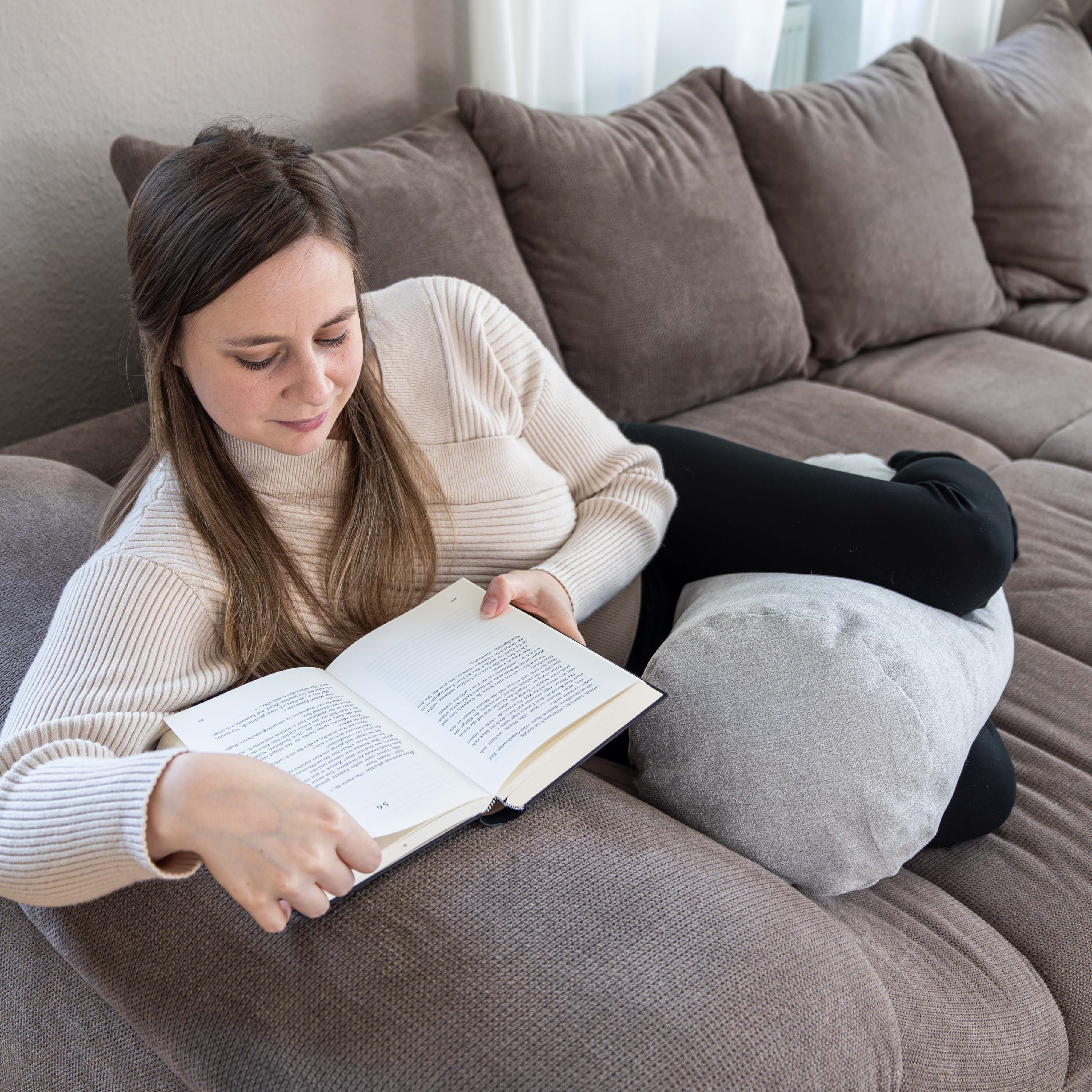 Nackenrolle XXL Cozy Home - Grau