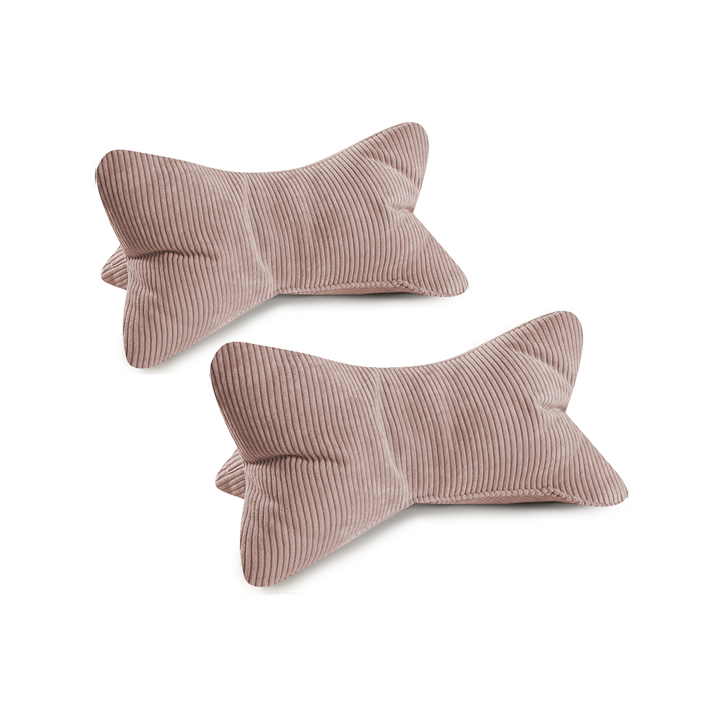 Leseknochen Inga in Cord-Optik - Gelb - Bookiepad, reading, cozy, Lesekissen, Couch, Sofa, Knochen