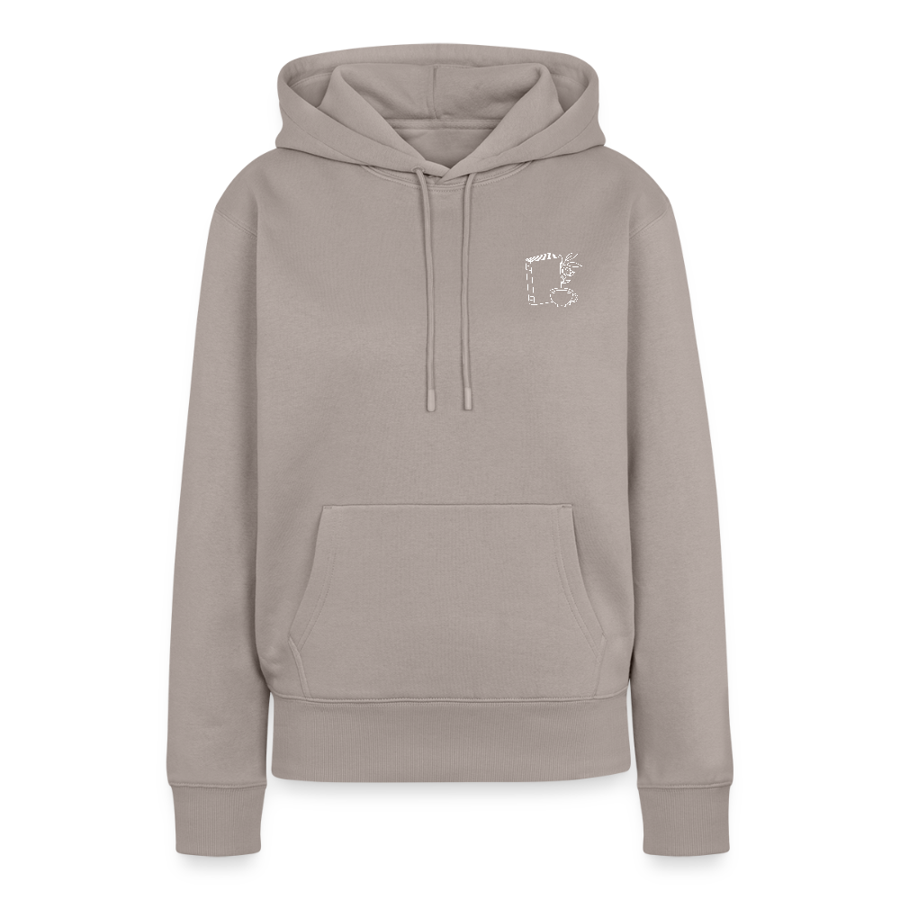 Frauen Premium Hoodie - Taupe