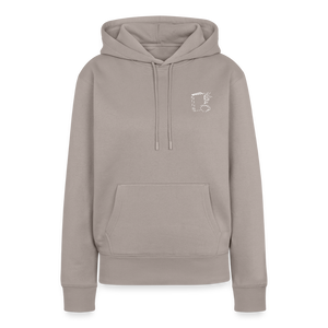 Frauen Premium Hoodie - Taupe