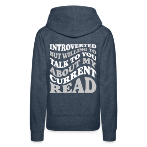 Frauen Premium Hoodie - Jeansblau