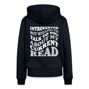 Frauen Premium Hoodie - Navy