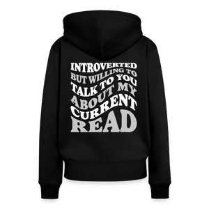 Frauen Premium Hoodie - Schwarz