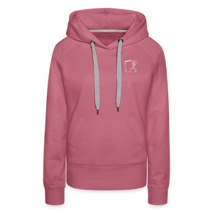 Frauen Premium Hoodie - Malve