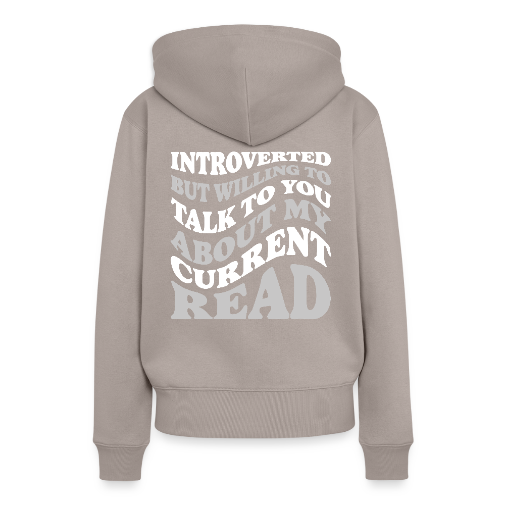 Frauen Premium Hoodie - Taupe