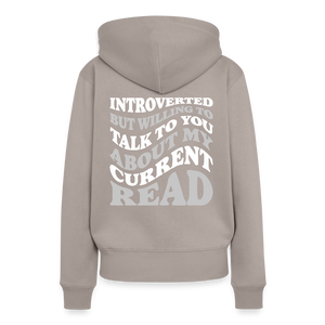 Frauen Premium Hoodie - Taupe
