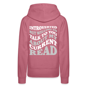 Frauen Premium Hoodie - Malve