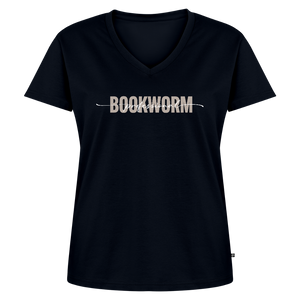 Frauen Bio-T-Shirt mit V-Ausschnitt von Stanley & Stella - Navy