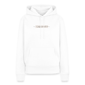 Regular Fit Hoodie "Professional Bookworm" - white