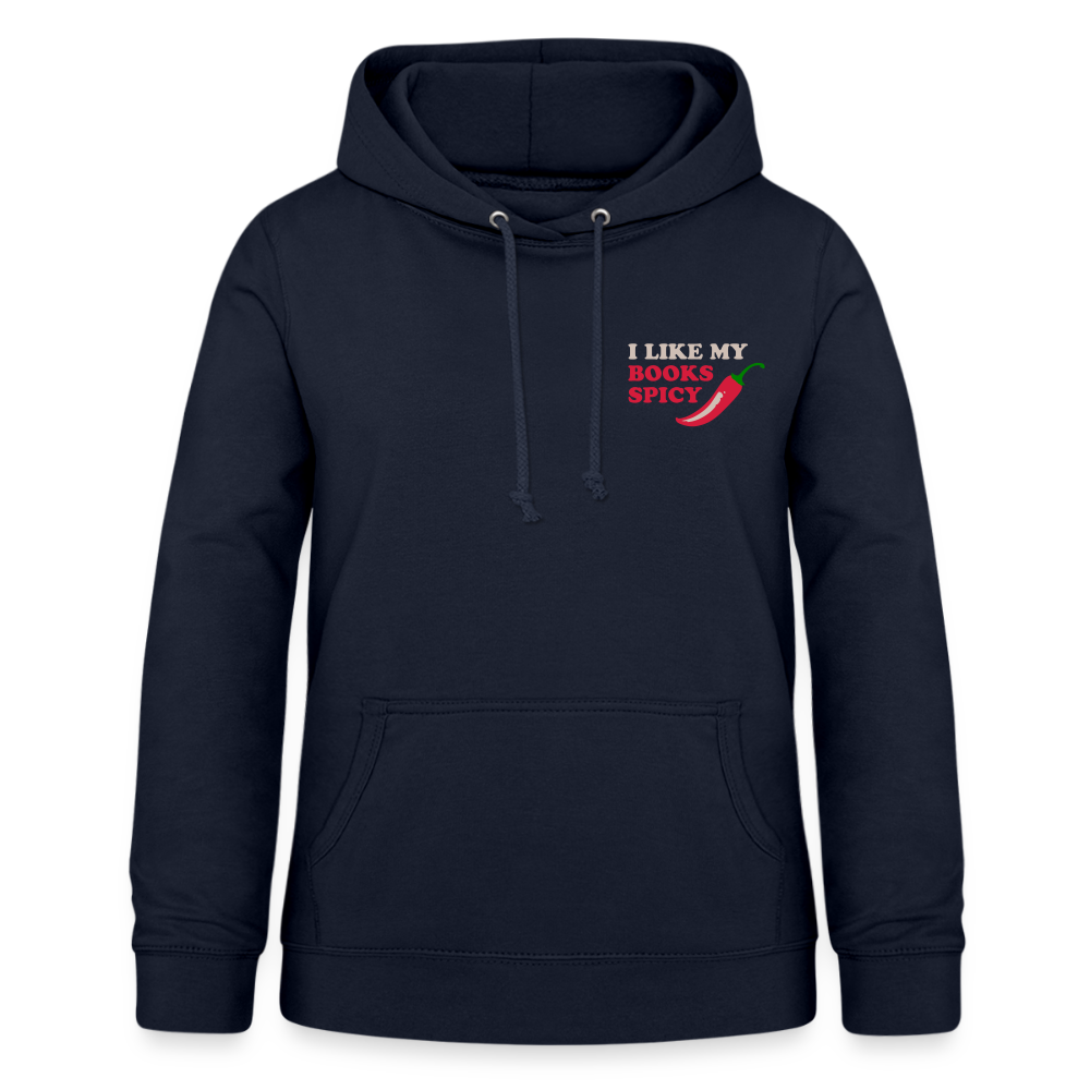 Cozy Pullover mit Buchliebhabermotiv “I like my Books spicy” – Dein perfekter Begleiter für gemütliche Lesestunden - navy