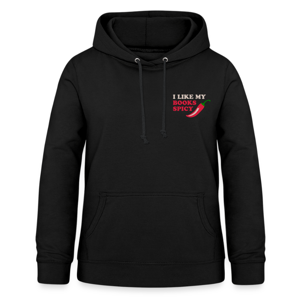 Cozy Pullover mit Buchliebhabermotiv “I like my Books spicy” – Dein perfekter Begleiter für gemütliche Lesestunden - black