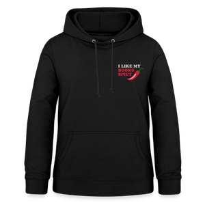 Cozy Pullover mit Buchliebhabermotiv “I like my Books spicy” – Dein perfekter Begleiter für gemütliche Lesestunden - black