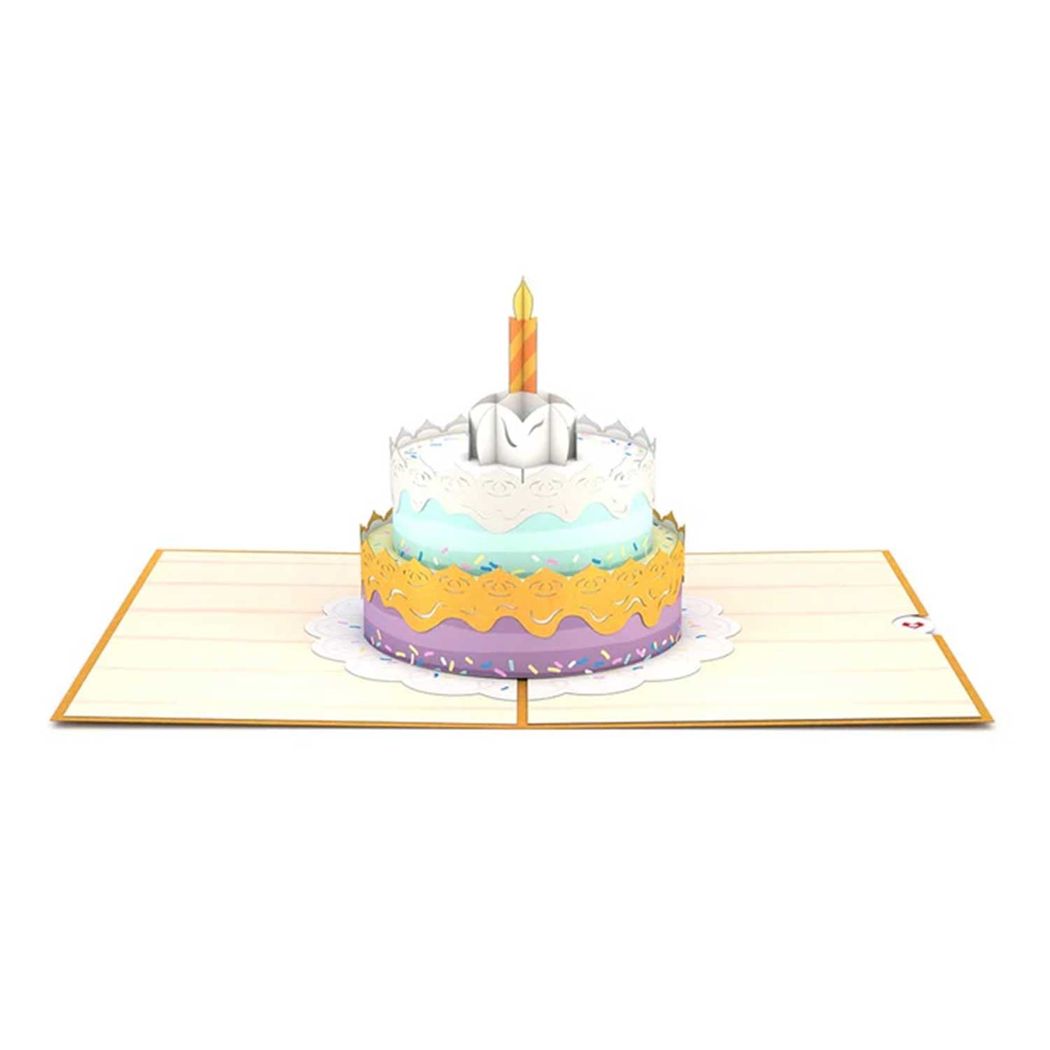 Happy Birthday Kuchen 3D Pop-Up Karte