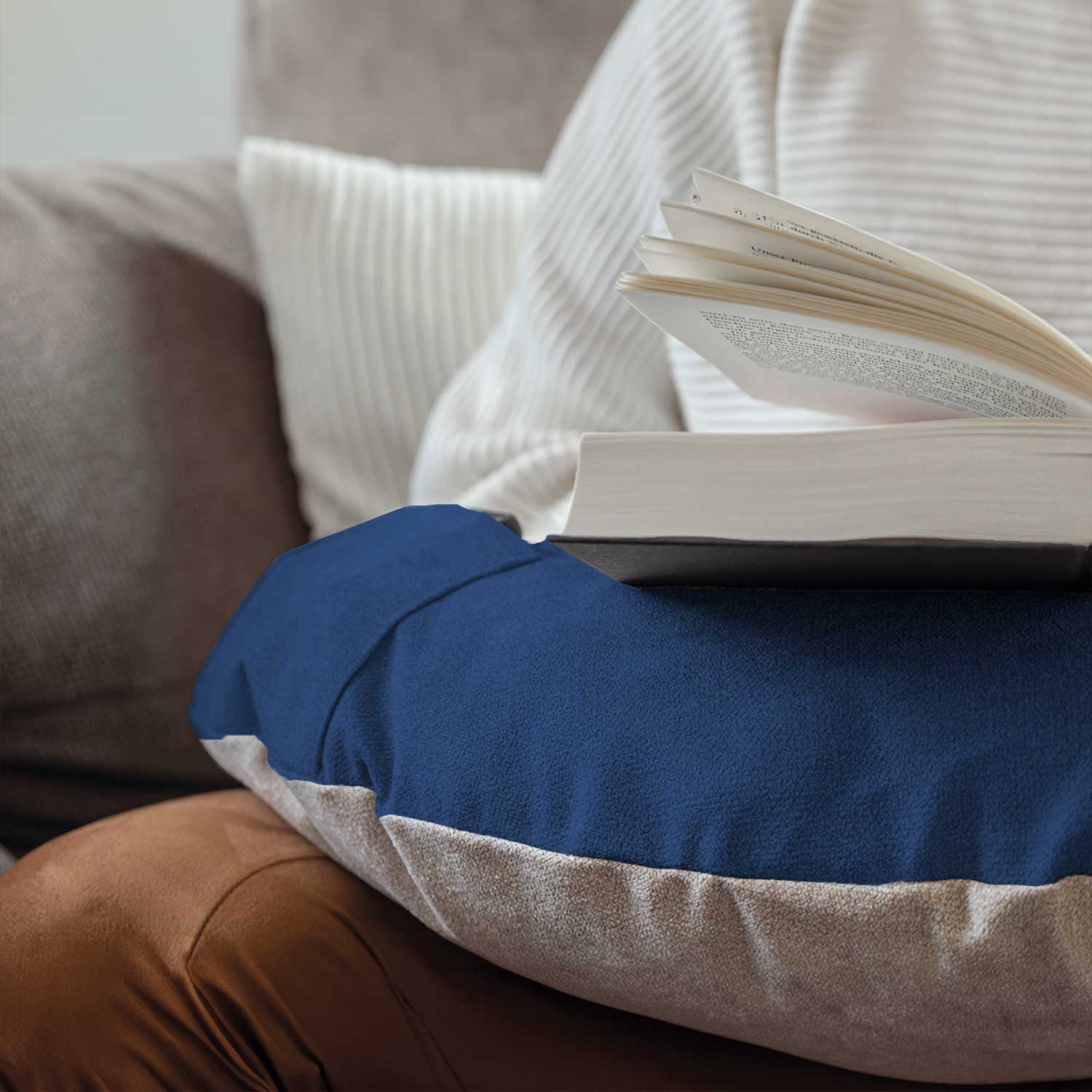 Bookiepad Balance mit Tasche - Dunkelblau/Creme
