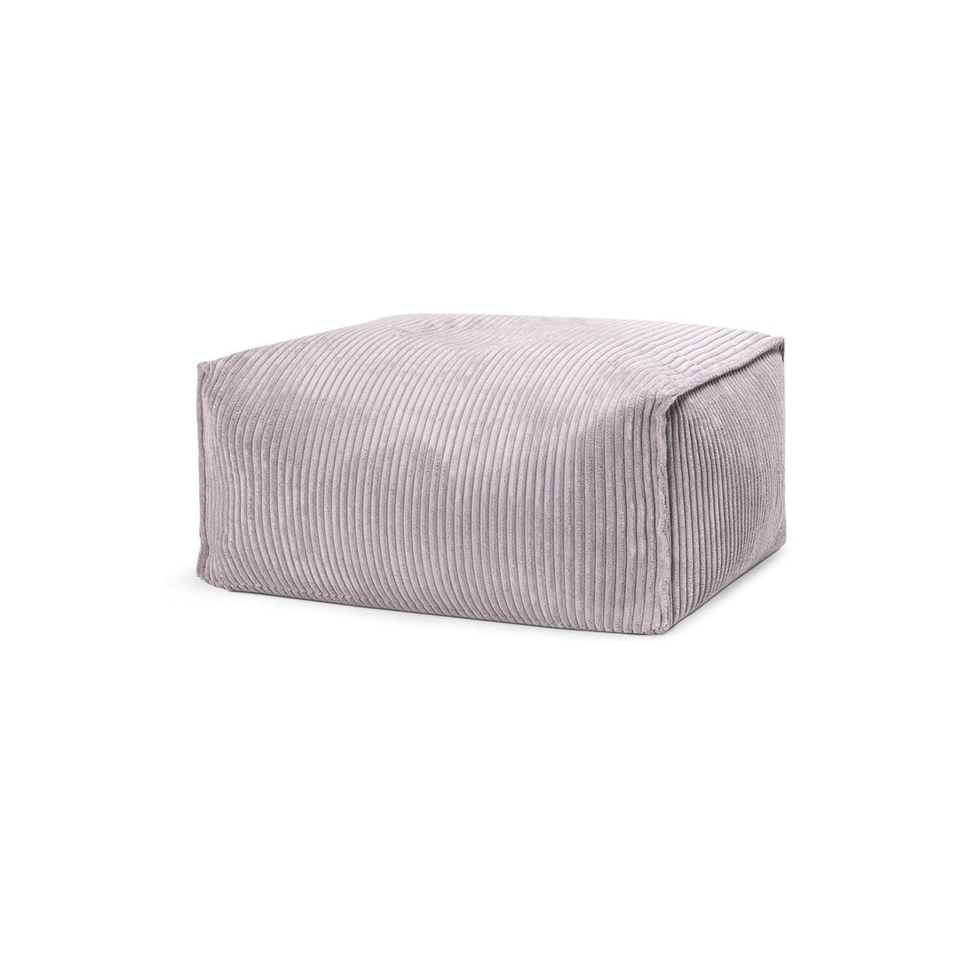 Roll Shara Grau in Cord-Optik - Bookiepad, Sitzhocker, Cozy, Indoor, Beanbag,Roll Shara