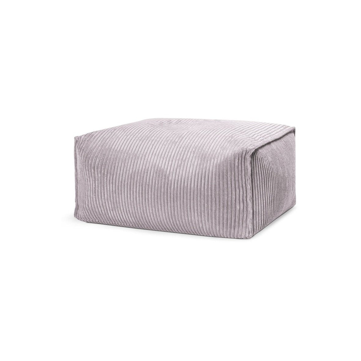 Roll Shara Grau in Cord-Optik - Bookiepad, Sitzhocker, Cozy, Indoor, Beanbag,Roll Shara