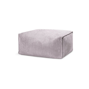 Roll Shara Grau in Cord-Optik - Bookiepad, Sitzhocker, Cozy, Indoor, Beanbag,Roll Shara
