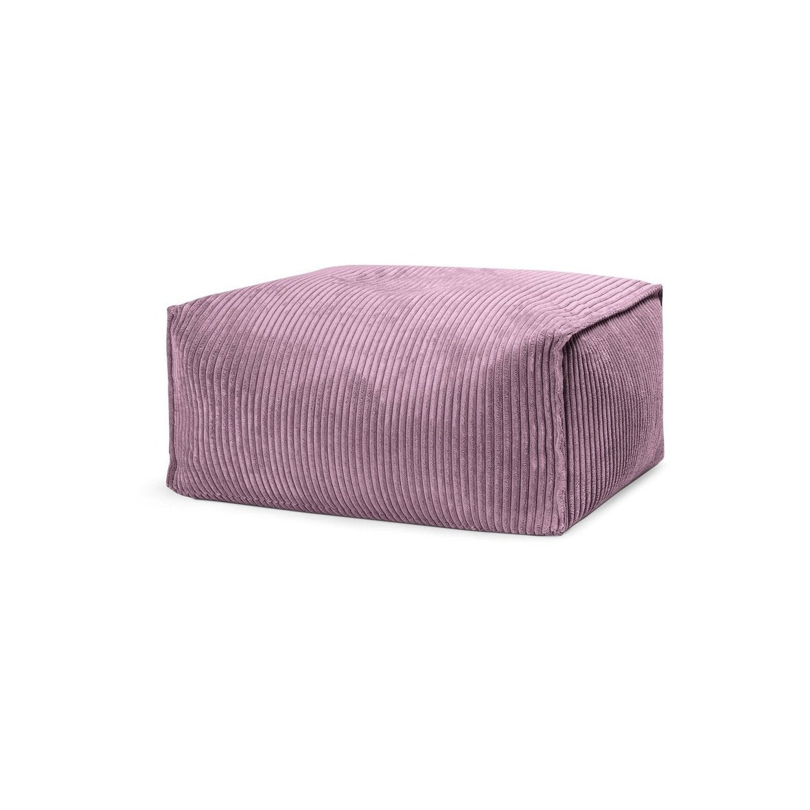 Roll Shara Grau in Cord-Optik - Bookiepad, Sitzhocker, Cozy, Indoor, Beanbag,Roll Shara