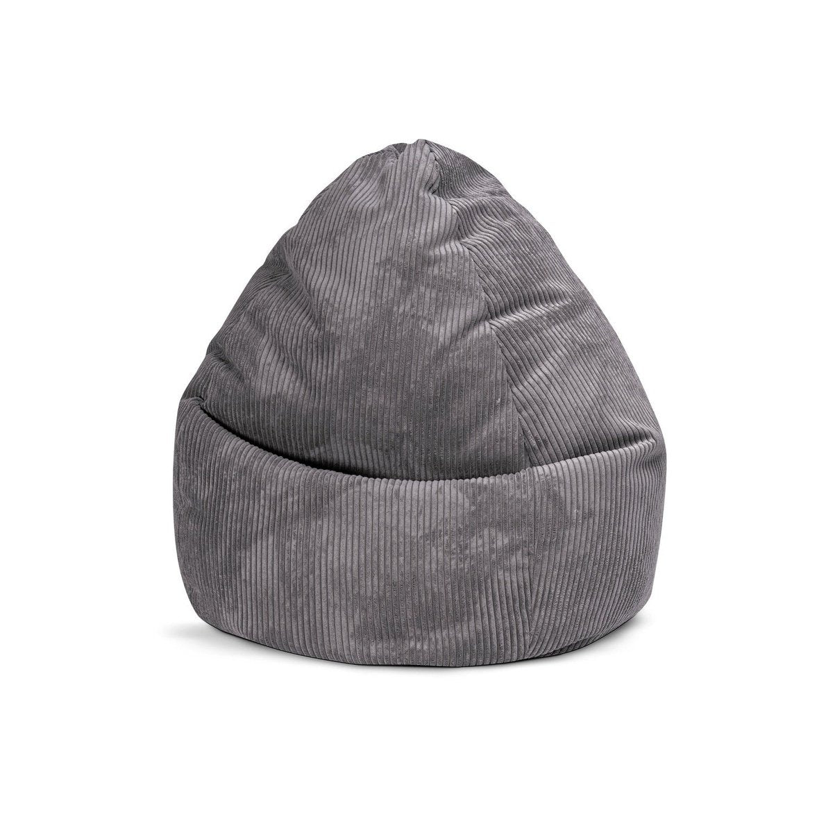 Sitzsack BeanBag Shara XXL - 300 Liter in Cord-Optik - Bookiepad, Sitzhocker, Cozy, Indoor, Beanbag,Roll Shara