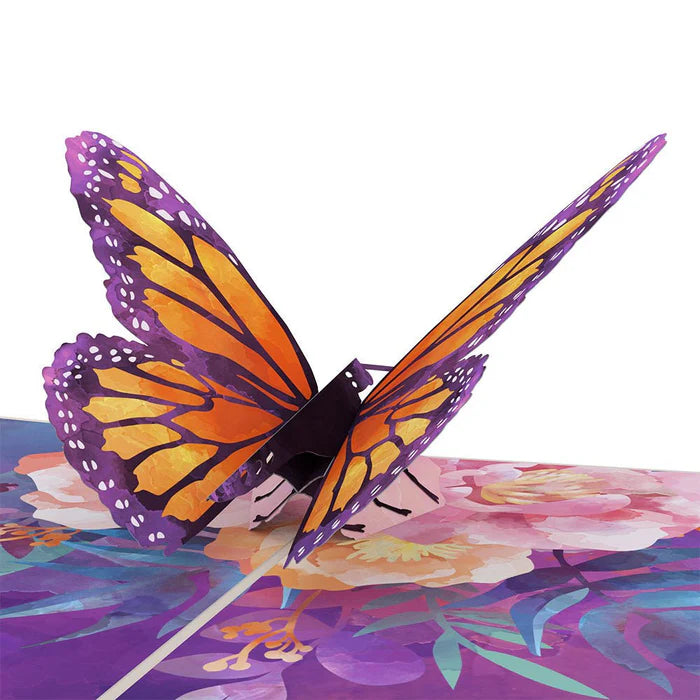 Monarchfalter 3D Pop-Up Karte